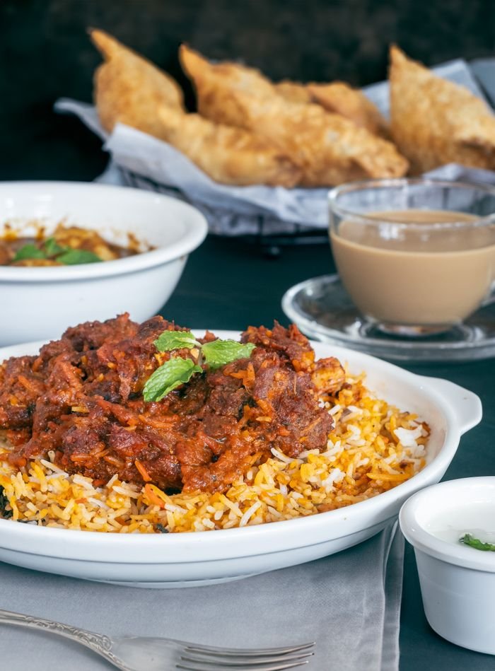 Flavorful spiced beef with rice served in a Cebu restaurant, offering a taste of the Philippines.